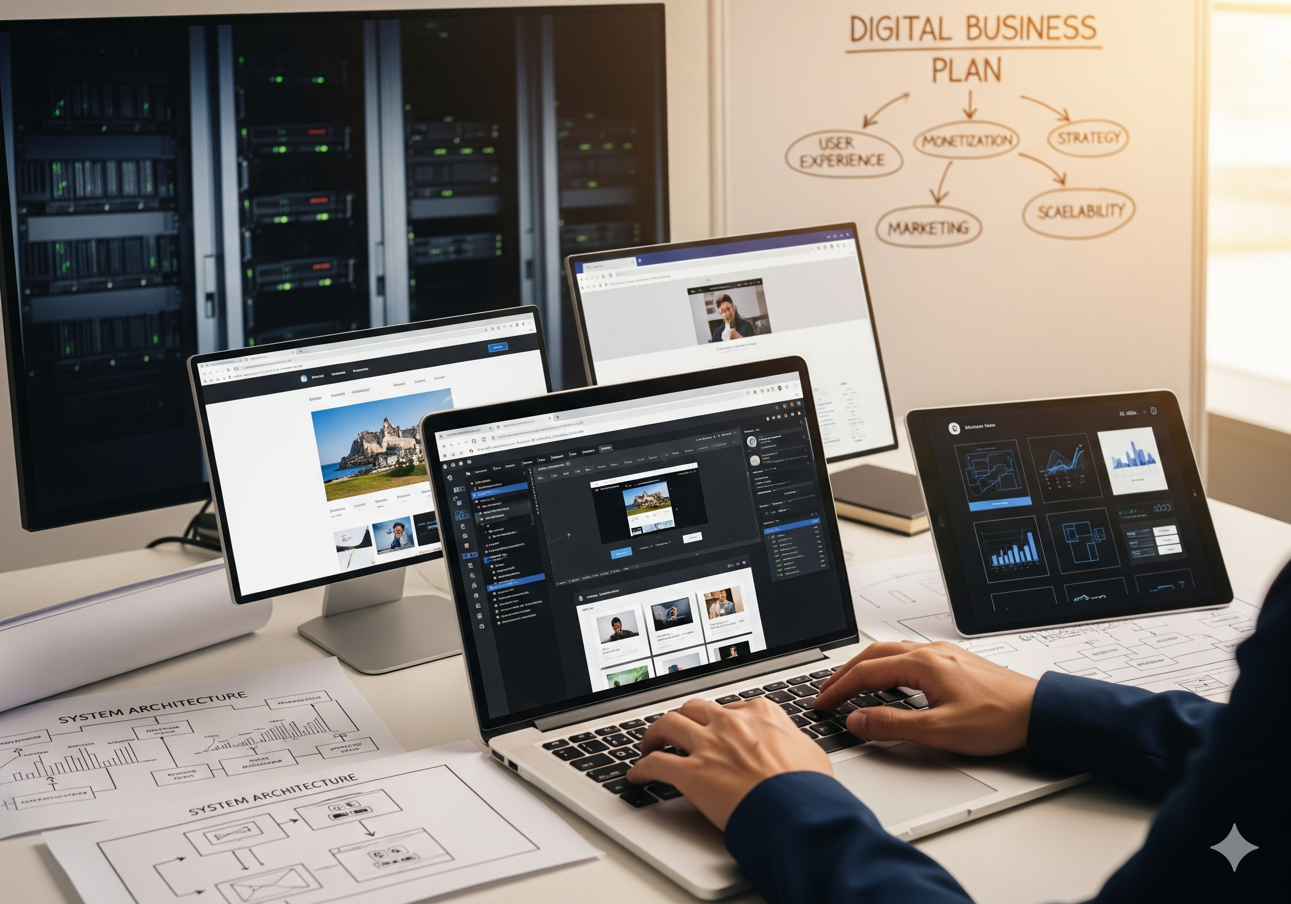 Imagen del post: De la idea al negocio digital: ¿Qué significa realmente crear una página web y un sistema?